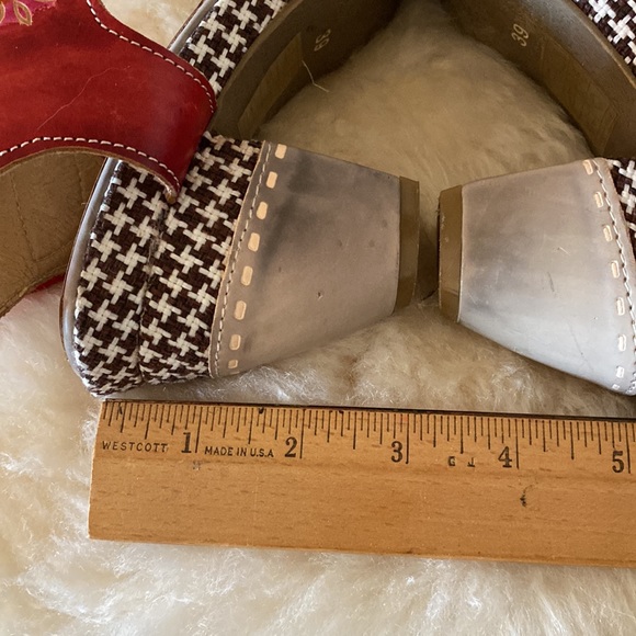 Spring Step L’Artiste Mixed Fabric & Leather Tooling Sz 39 (8.5) - Picture 6 of 13